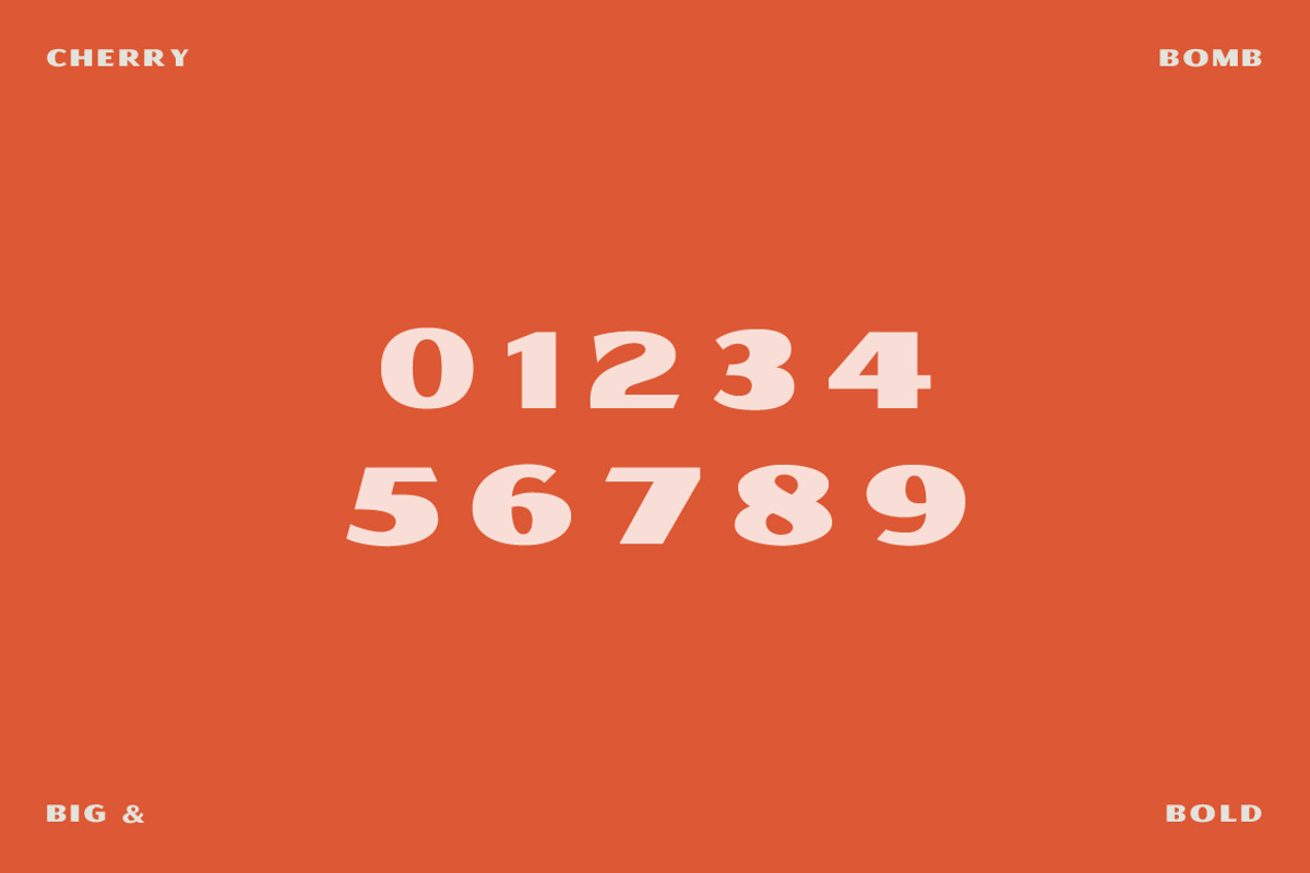 Cherry Bomb - Wide Sans Serif, a Sans Serif Font by Creative Type (Photo 7 of 8)