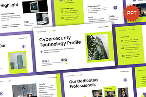Neon Company Profile PPT, a Presentation Template by Aiyari Graphic