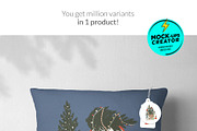 Xmas Pillows Covers 14xMock-ups, a Print Template by Mocca Mockups Store (Thumbnail 7 of 7)