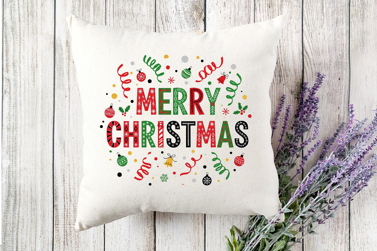 Merry Christmas PNG, an Illustration by Designking (Photo 4 of 4)