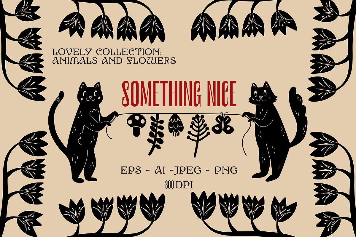 Something nice. A lovely collection, an Animal Illustration by Mii Lab (Photo 1 of 11)