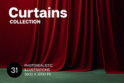 Curtains backgrounds. 31 images, an Arts & Entertainment Photo by Handmadefont (Thumbnail 1 of 10)