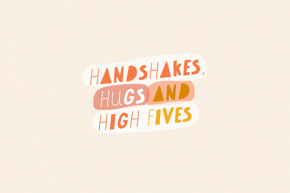 Demetri • Playful, Quirky Font, a Sans Serif Font by Becky Simpson (Photo 2 of 13)