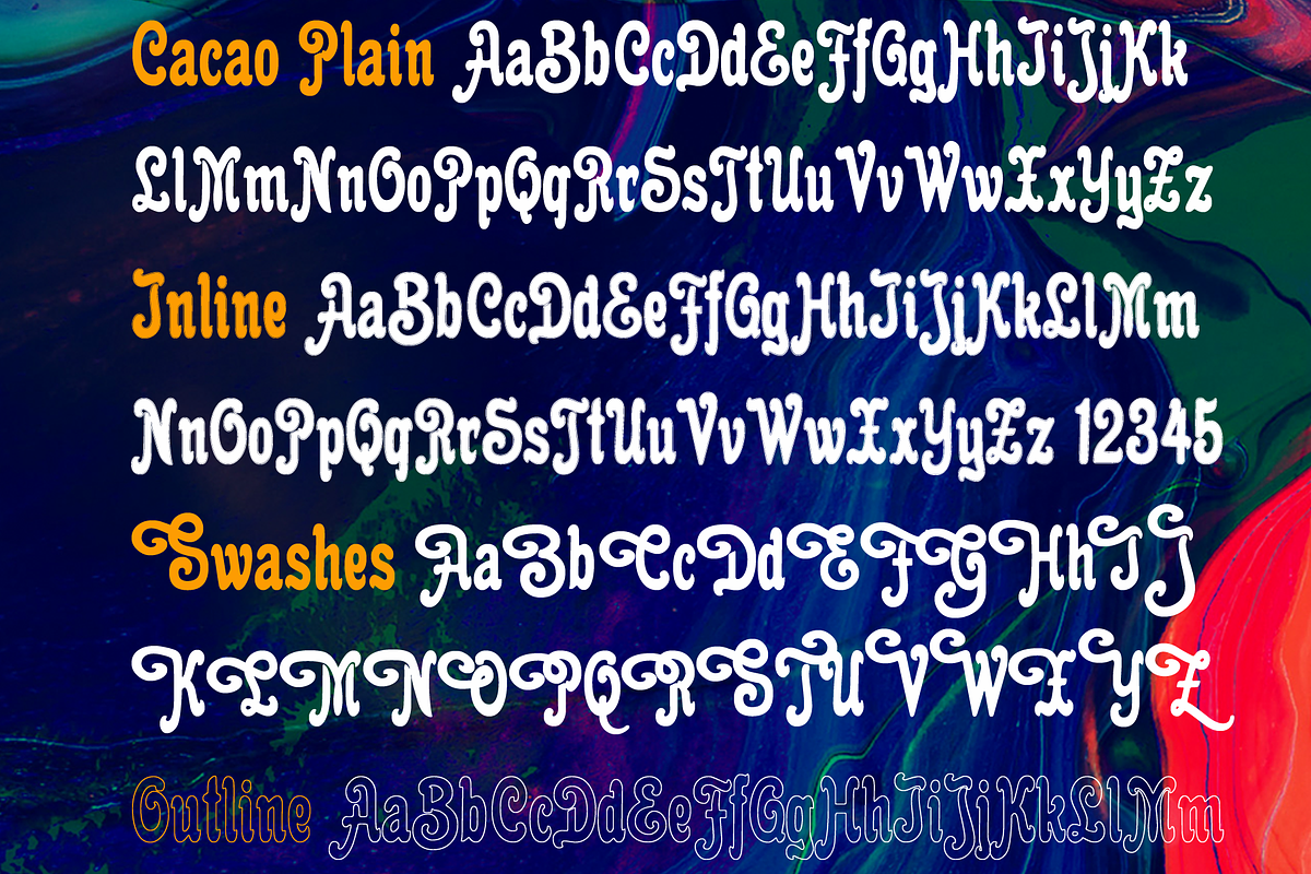 Cacao Font Packet preview 5