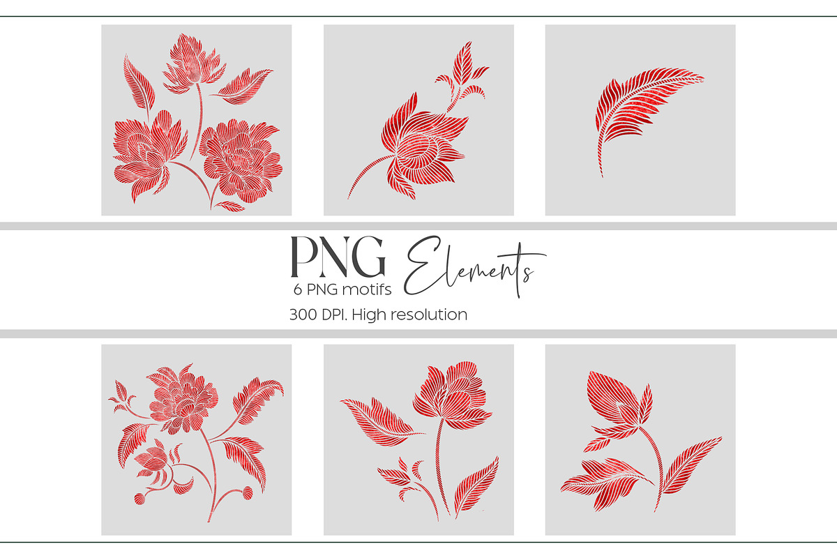 ROYAL Seamless Lined Botanical Print, a Pattern Graphic by Fabrivo (Photo 6 of 10)