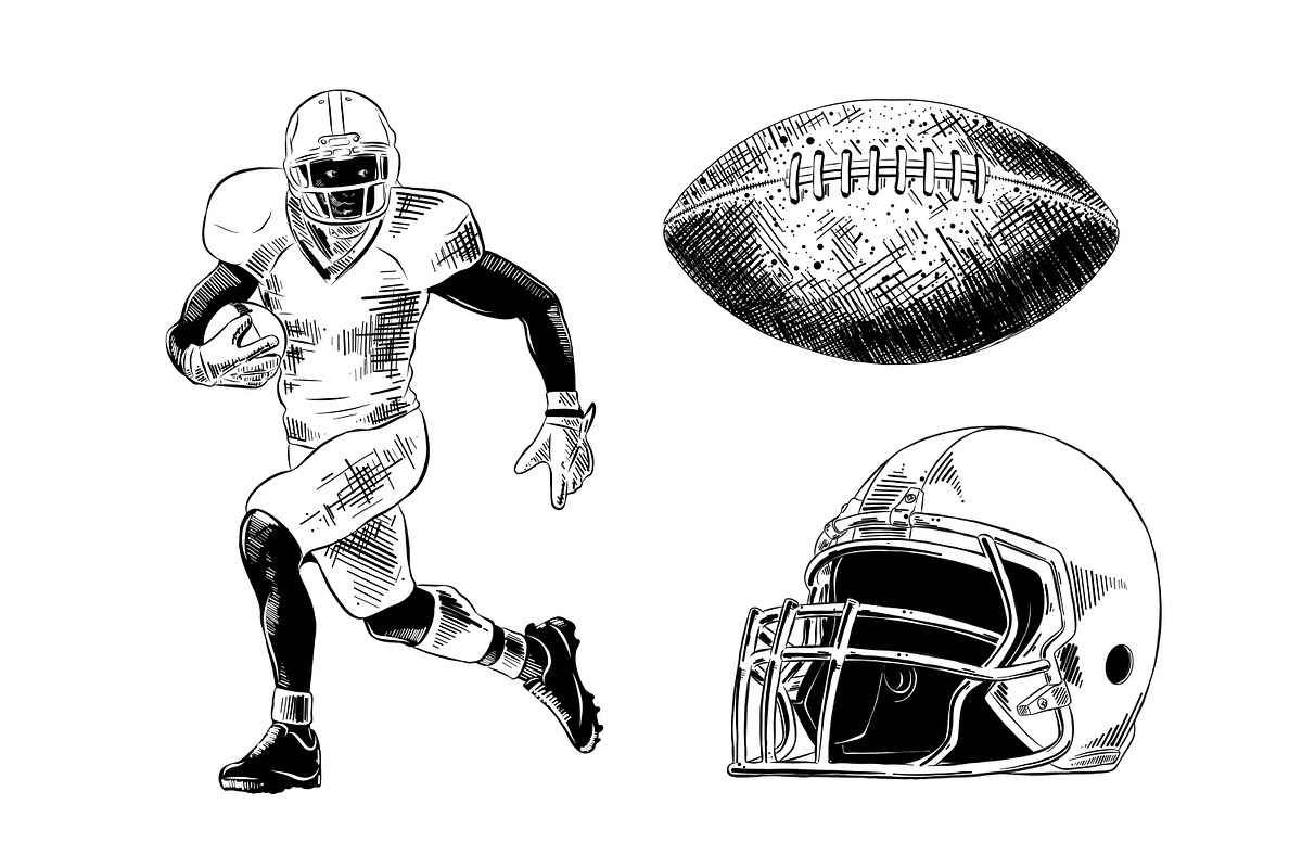 American Football Illustrations, an Illustration by Akimo Mia (Photo 8 of 8)