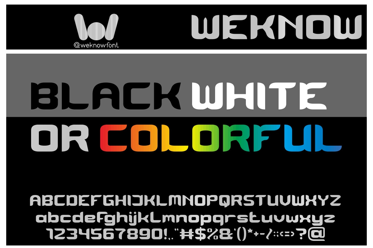 King of POP, a Font by weknow (Photo 3 of 8)