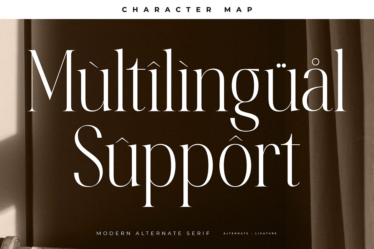 Forfelast Royalten Modern Alternate, a Serif Font by Letterena Studios (Photo 12 of 15)