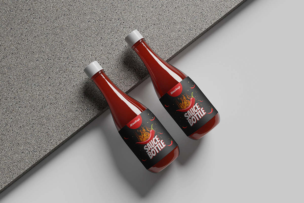 Sauce Bottle Mockup, a Product Mockup by MrLetters (Photo 5 of 5)