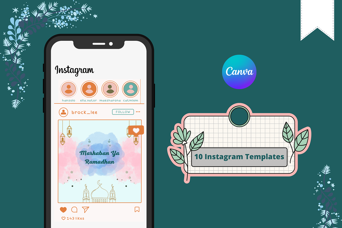Ramadan Instagram Template, a Social Media Template by DesignTreasureID (Photo 3 of 3)