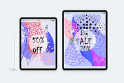 Abstract floral collection, a Decorative Illustration by Polanika (Thumbnail 10 of 12)