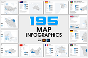 195 Map Infographics, a Presentation Template by Cartorical (Thumbnail 1 of 7)
