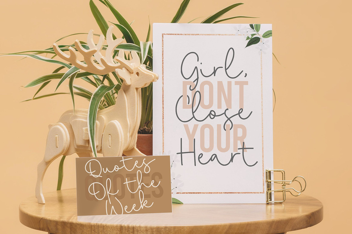 Goldwind - Casual Monoline Font, a Script Font by Letterative Studio (Photo 3 of 7)