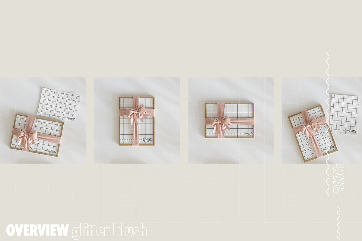 Frame Mockup | Ribbon Bow Gift, a Household Mockup by Stykke Studio (Photo 5 of 6)