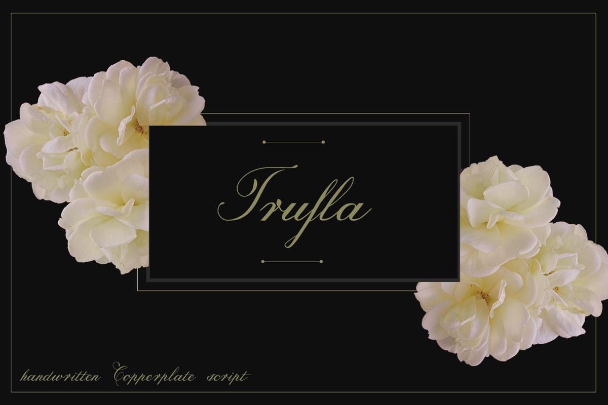 Trufla font preview 2