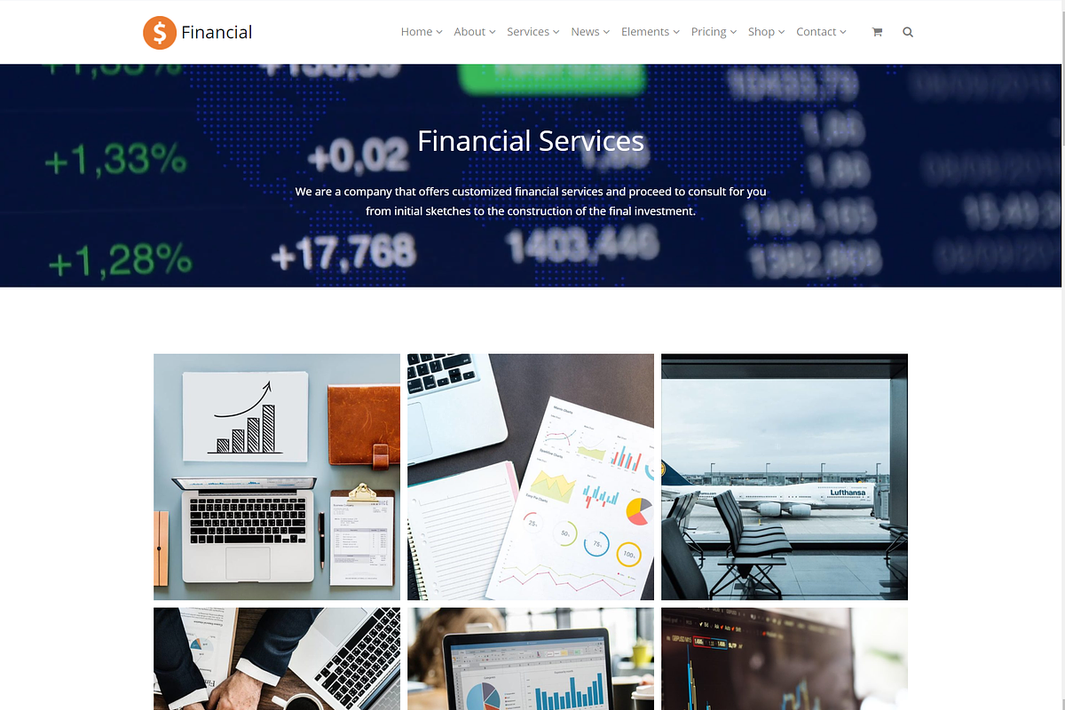 Financial Accounting WordPress Theme, a WordPress Template by Visualmodo (Photo 27 of 41)