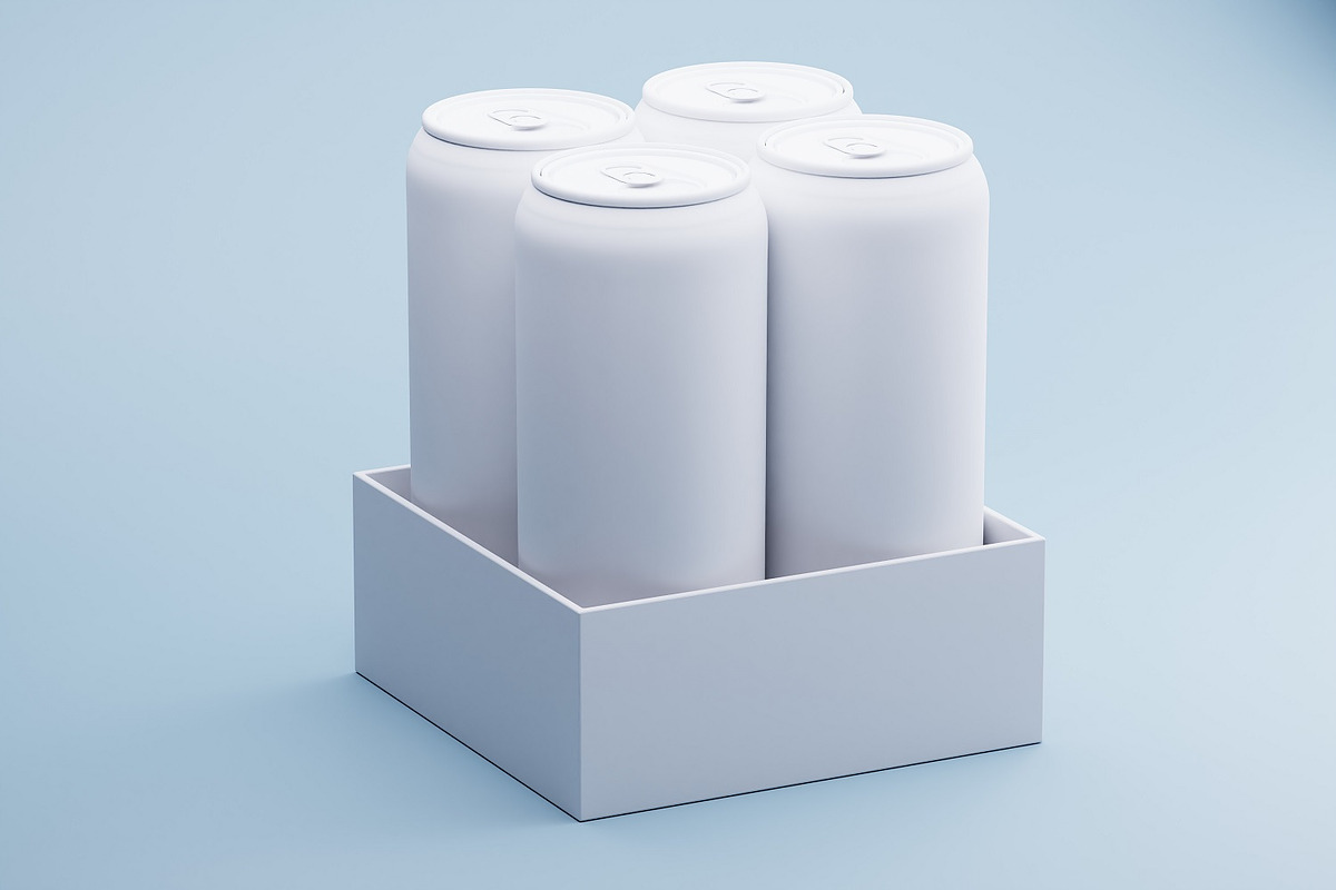 10 Bundle 3D Render Bottle Mockup, a Food & Drink 3D Model by Astuti Studio (Photo 9 of 11)