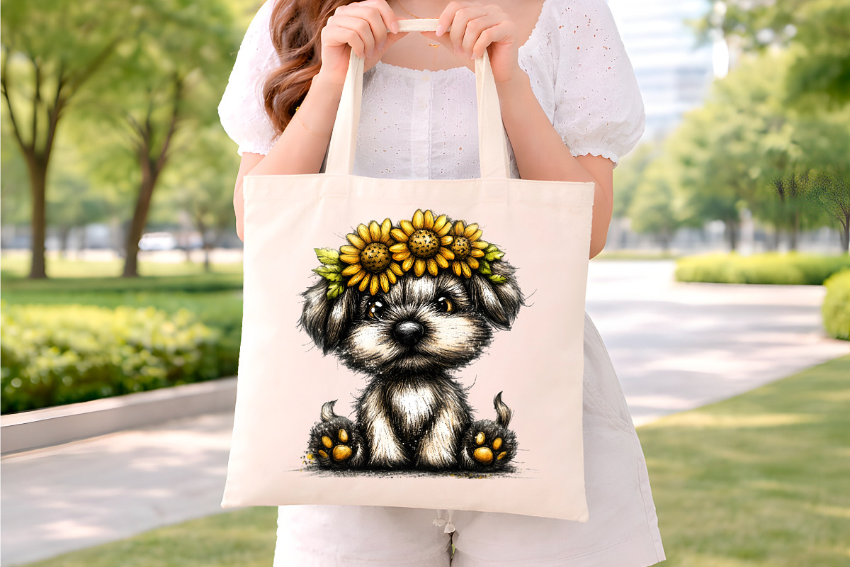 whimsical safari sunflower clipart, an Illustration by GatewayDesign (Photo 9 of 9)