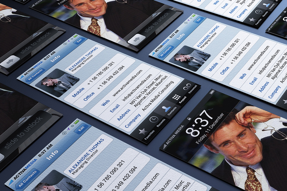 25 Business Cards Bundle - Vol 02, a Business Card Template by Marvel (Photo 7 of 26)