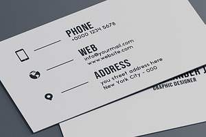 Stylish Minimal Business Card