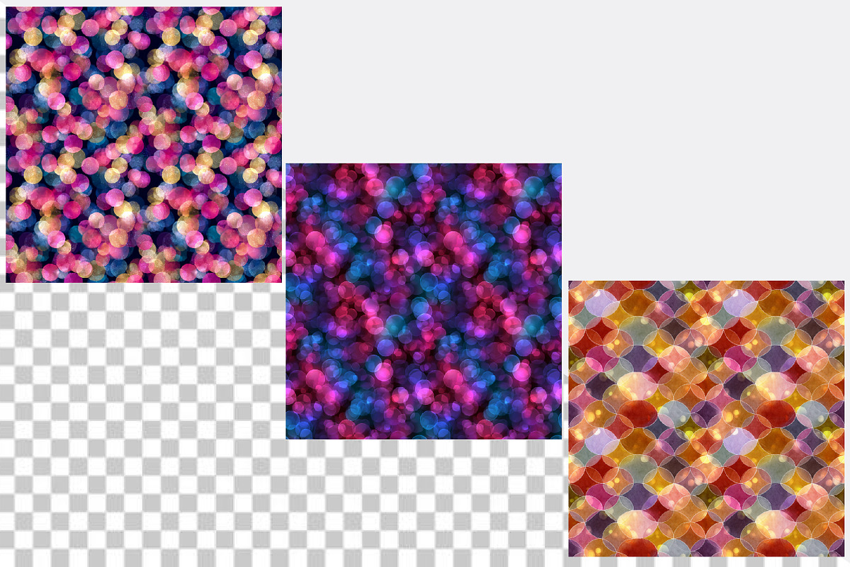 Bokeh Digital Paper Bundle, a Pattern Graphic by SVGArt (Photo 7 of 8)