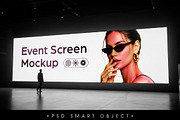 Event Screen Mockup, an Advertising Mockup by studiogstock (Thumbnail 1 of 2)