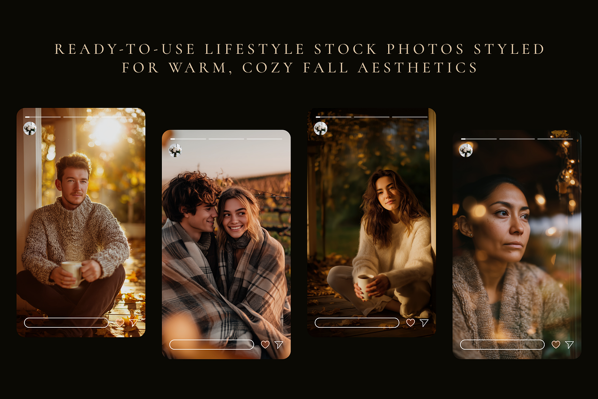 Cozy Autumn Stock Photo Bundle, a Person Photo by Serenefeeling (Photo 11 of 26)