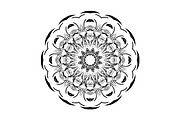 Ornamental Black White Mandala Pack, a Decorative Illustration by NJ Himel (Thumbnail 17 of 103)
