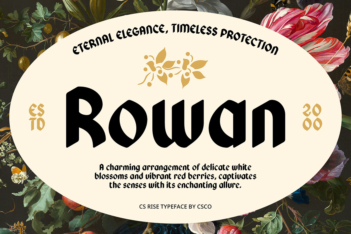 CS Rise – Blackletter Font, a Blackletter Font by Craft Supply Co. (Photo 4 of 8)