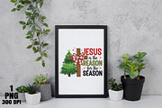 Jesus Is The Reason For A Season png, an Illustration by Daily.Designs (Thumbnail 5 of 5)