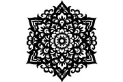 Black Floral Mandala Bundle, an Illustration by Designer_Momina (Thumbnail 15 of 20)
