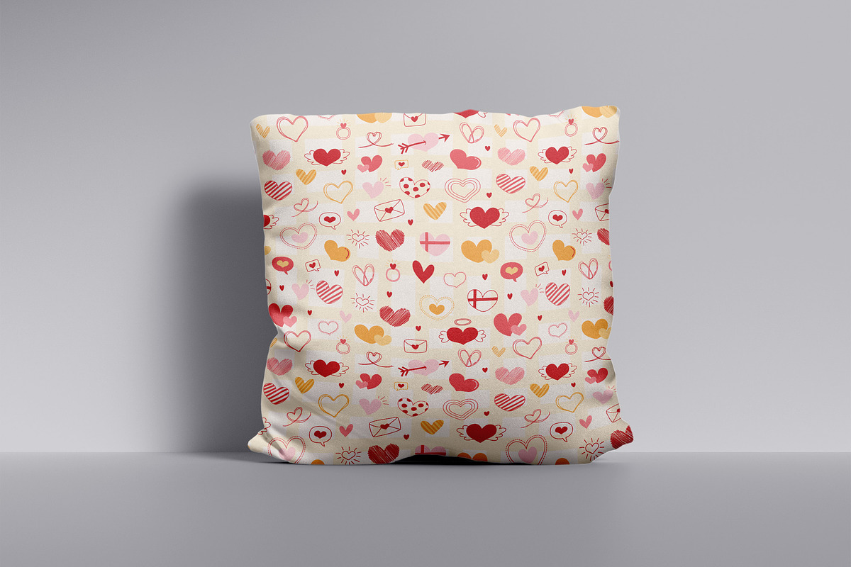 Romantic Heart Pattern, a Pattern Graphic by Neermana (Photo 4 of 5)
