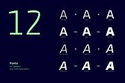 Osaca, a Sans Serif Font by Rosario Nocera (Thumbnail 3 of 12)