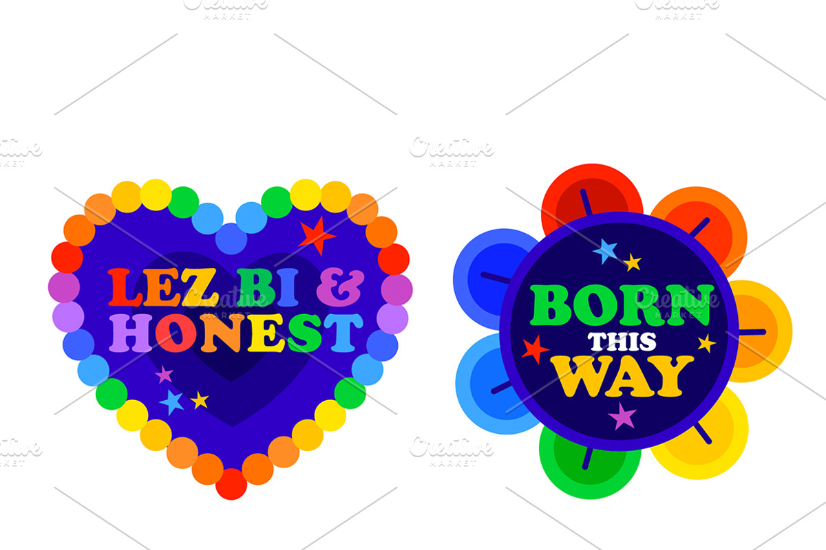 LGBTQ Pride Labels Collection, an Object Graphic by MISS CHATZ
