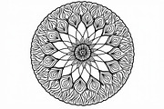 Elegant Hand-Drawn Mandala Designs B, an Object Graphic by BIPLOB EXPERT (Thumbnail 3 of 14)