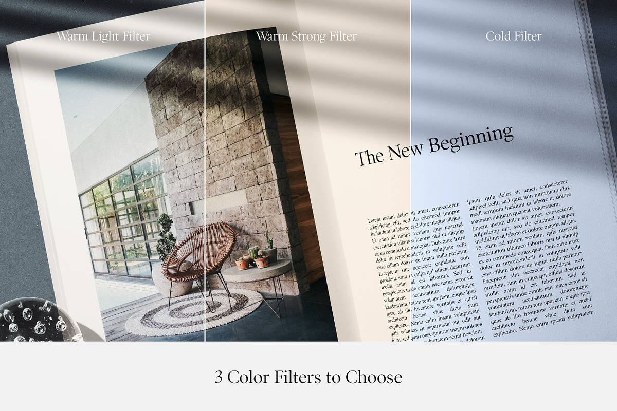 A4 Magazine Mockup Kit, a Print Template by Mint Actions (Photo 9 of 10)