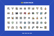 Business management icons, an Outline Icon by Wencory (Thumbnail 1 of 2)