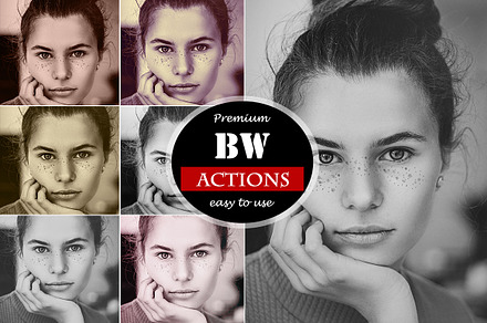 BW Actions for Photoshop