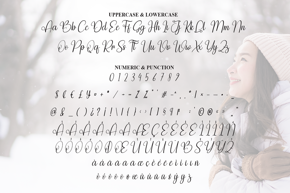 Winter Beauty | Script Font, a Handwritten Font by Scratchones (Photo 7 of 9)
