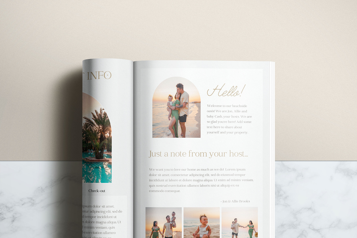 Air BNB Welcome Book for Canva, a Templates & Theme by Sweet Little Muse (Photo 3 of 9)