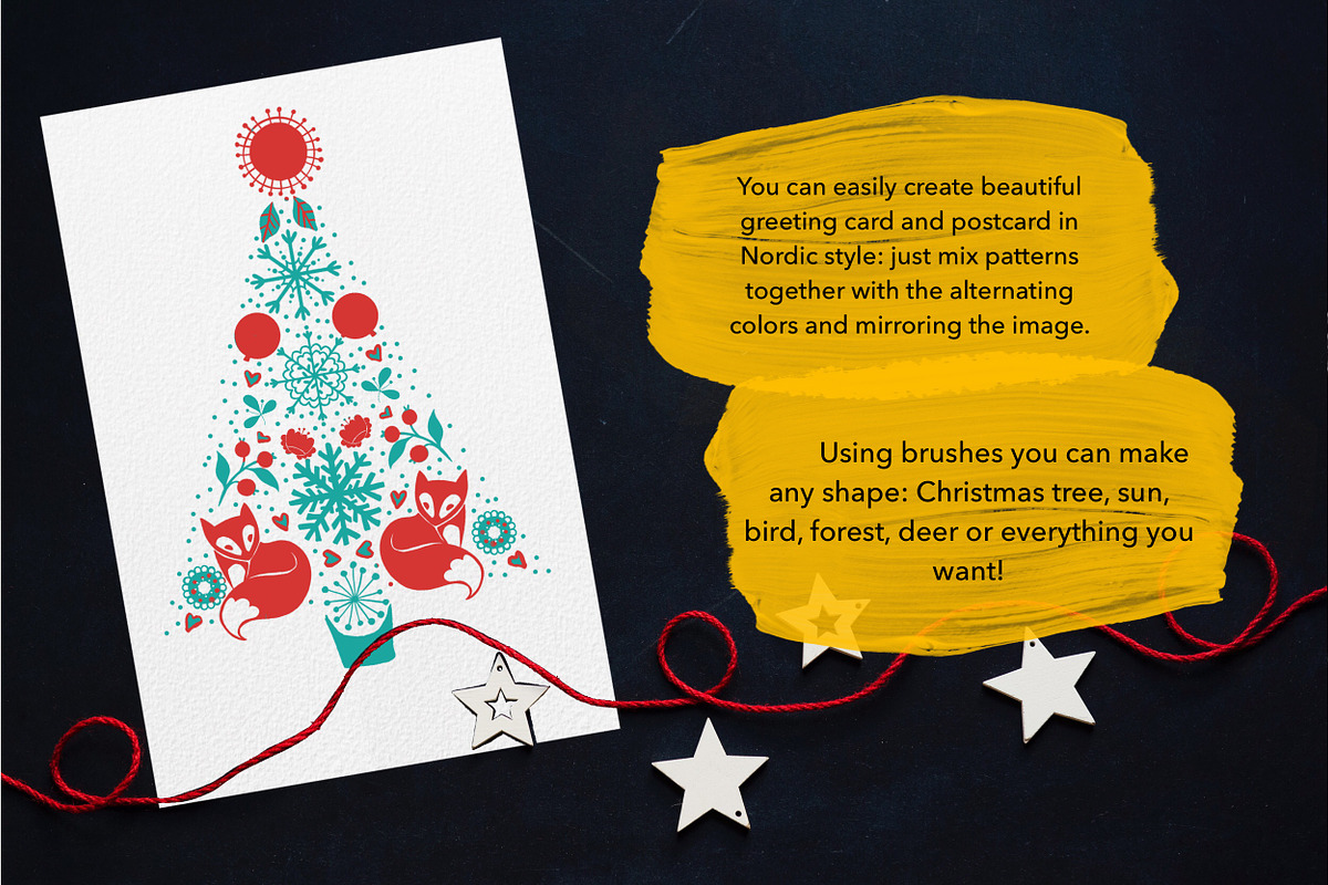 Nordic Holiday  Brushset, a Brush Add-On by Letter Elfa Studio (Photo 6 of 9)