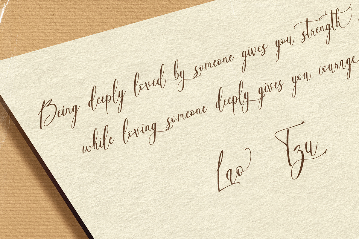 Sweet Jasmine, a Script Font by Nathatype (Photo 2 of 10)