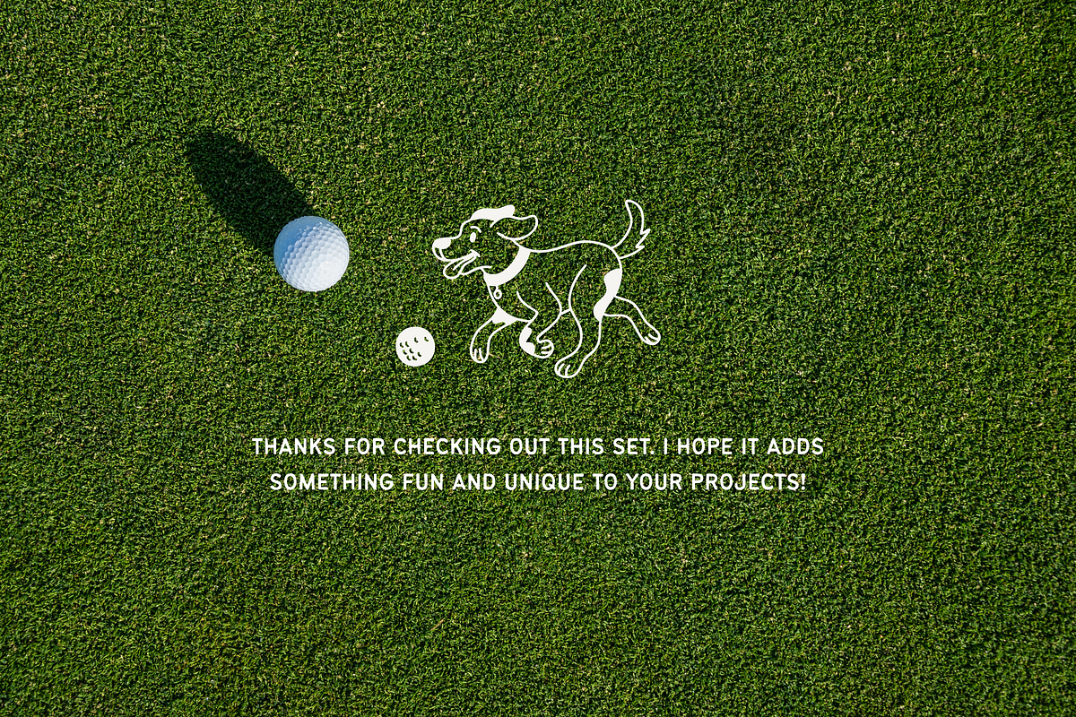 Golf Icon Set, a Sport Illustration by Veyla (Photo 9 of 9)