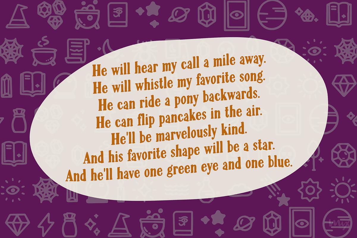 Trippy Tarot (3-Piece Font Family), a Sans Serif Font by Mix Fonts (Photo 8 of 8)