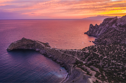 Novyi Svit, Crimea, Sudak. Aerial, a Nature Photo by Igor Tichonow