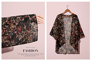 Velvet Noir Floral prints & elements, a Pattern Graphic by Pink Linen (Thumbnail 7 of 14)