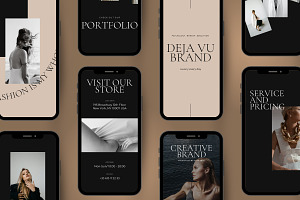 Elegance: Canva Inst story templates