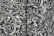Electric Cars Graphics Patterns, a Decorative Illustration by BALABOLKA (Thumbnail 4 of 6)
