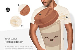 Men T-shirt Mockups Set FREE DEMO