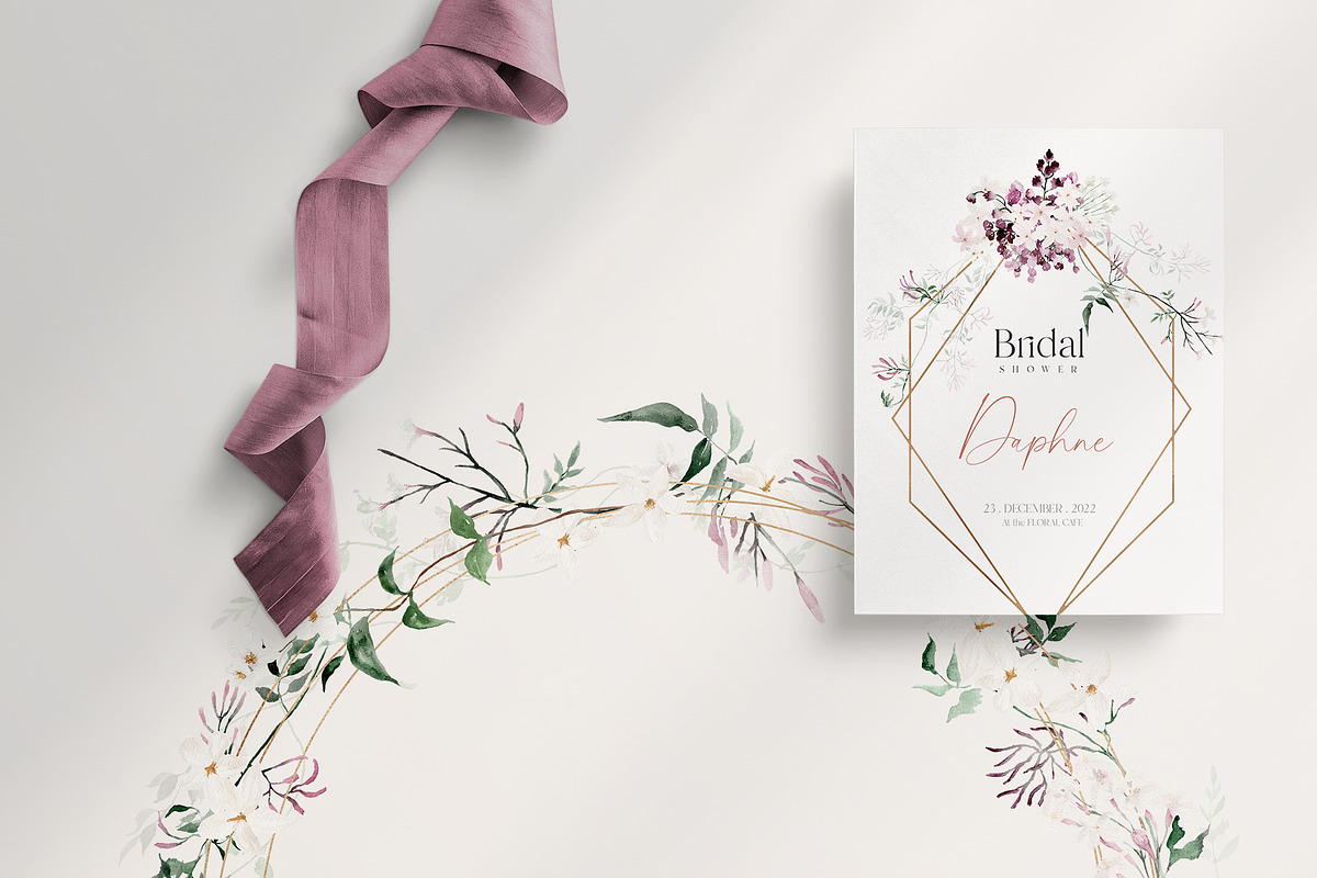 Watercolor flower - Jasmine, an Illustration by Beigetime (Photo 10 of 16)